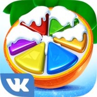 Download Fruit Land match 3 for VK (MOD, apples) 1.6.6 free on android