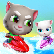 Download Talking Tom Jetski 2 (MOD, Unlimited Coins) 1.5.3.497 free on android